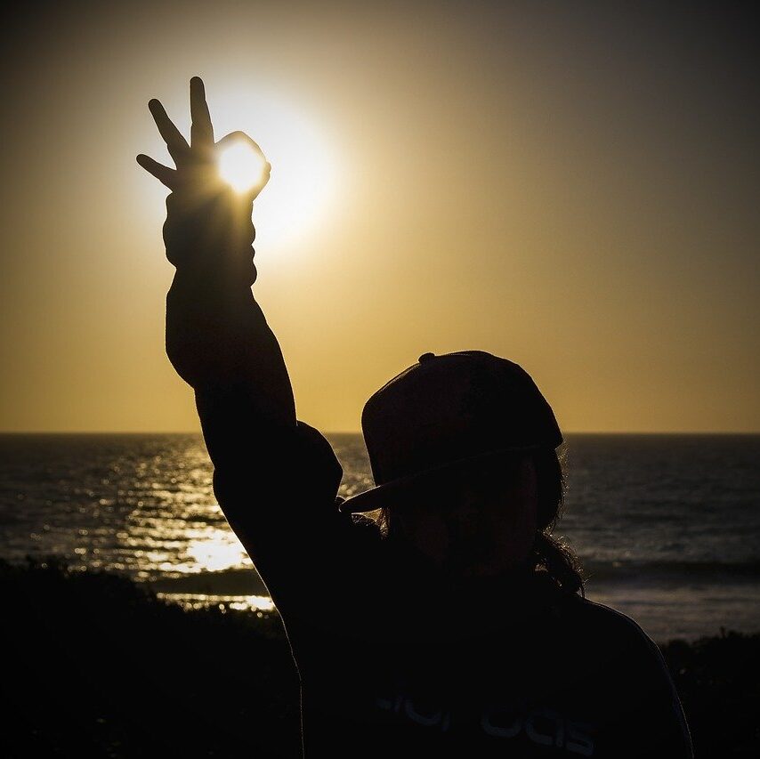 sunset, sea, cottesloe